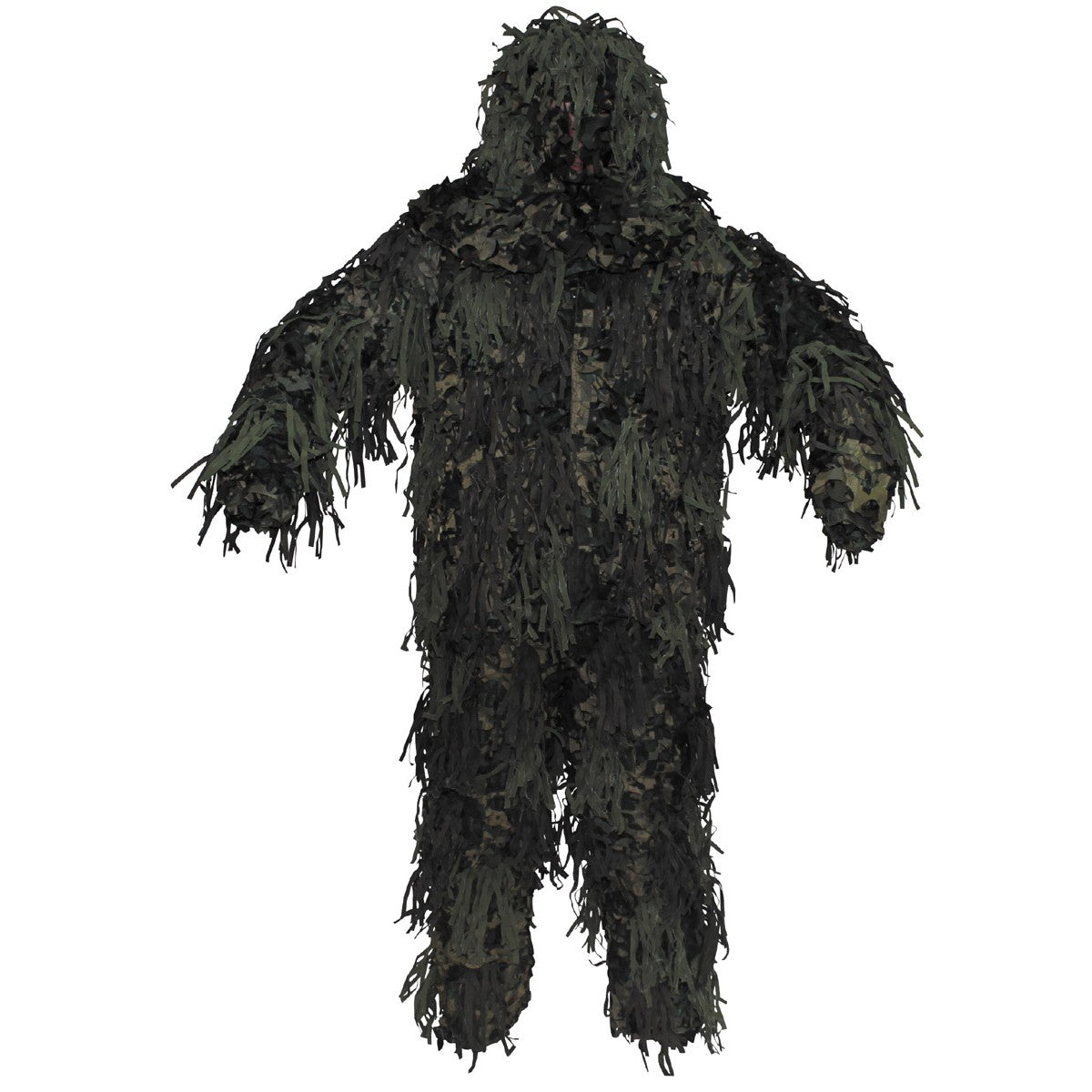 MFH Tarnanzug, "Ghillie Jackal", 3-D Body System, woodland, Größe M/L