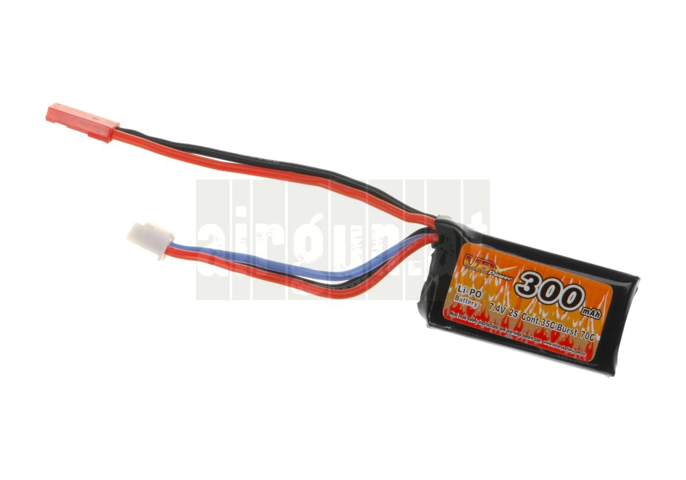 VB Power Lipo 7.4V 300mAh 35C/70C for HPA FCU