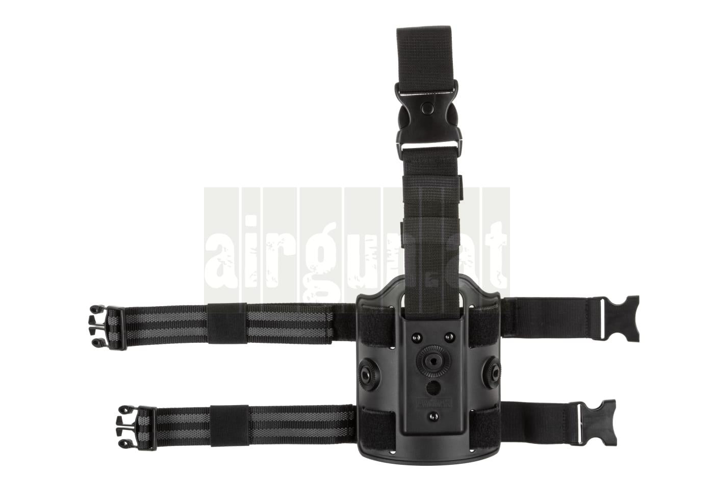 Amomax Drop Leg Platform - Black