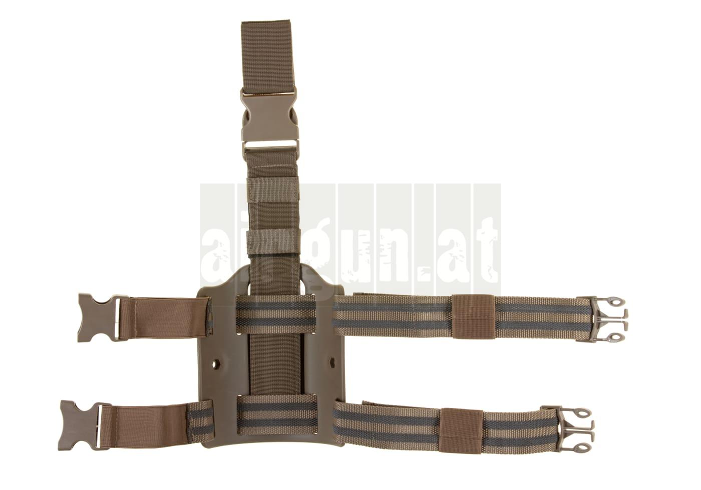 Amomax Drop Leg Platform - Dark Earth