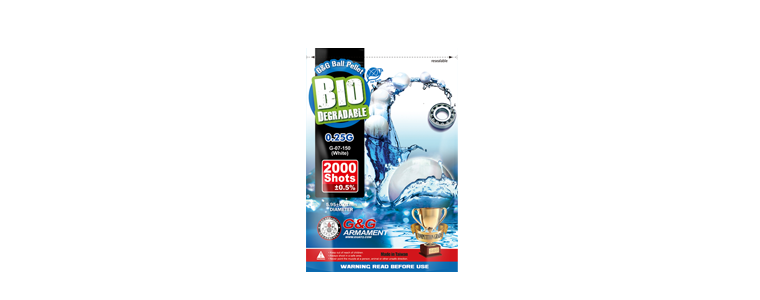 G&G 0.25g Bio Precision 2000rds White