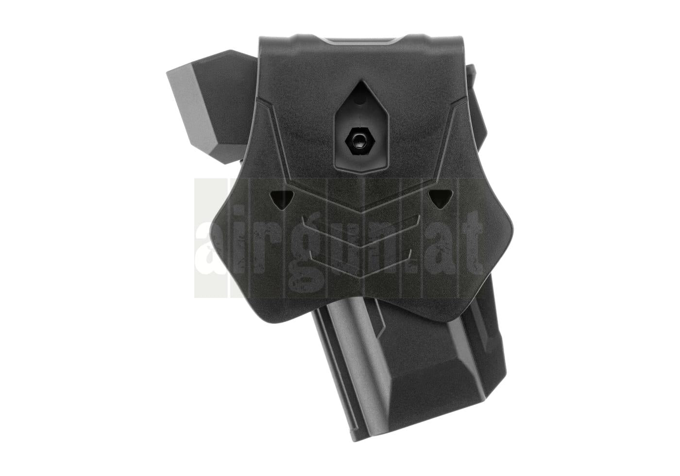 Amomax Paddle Holster for WE / KJW / KWA / TM M9 - Red Dot Compatible - Black