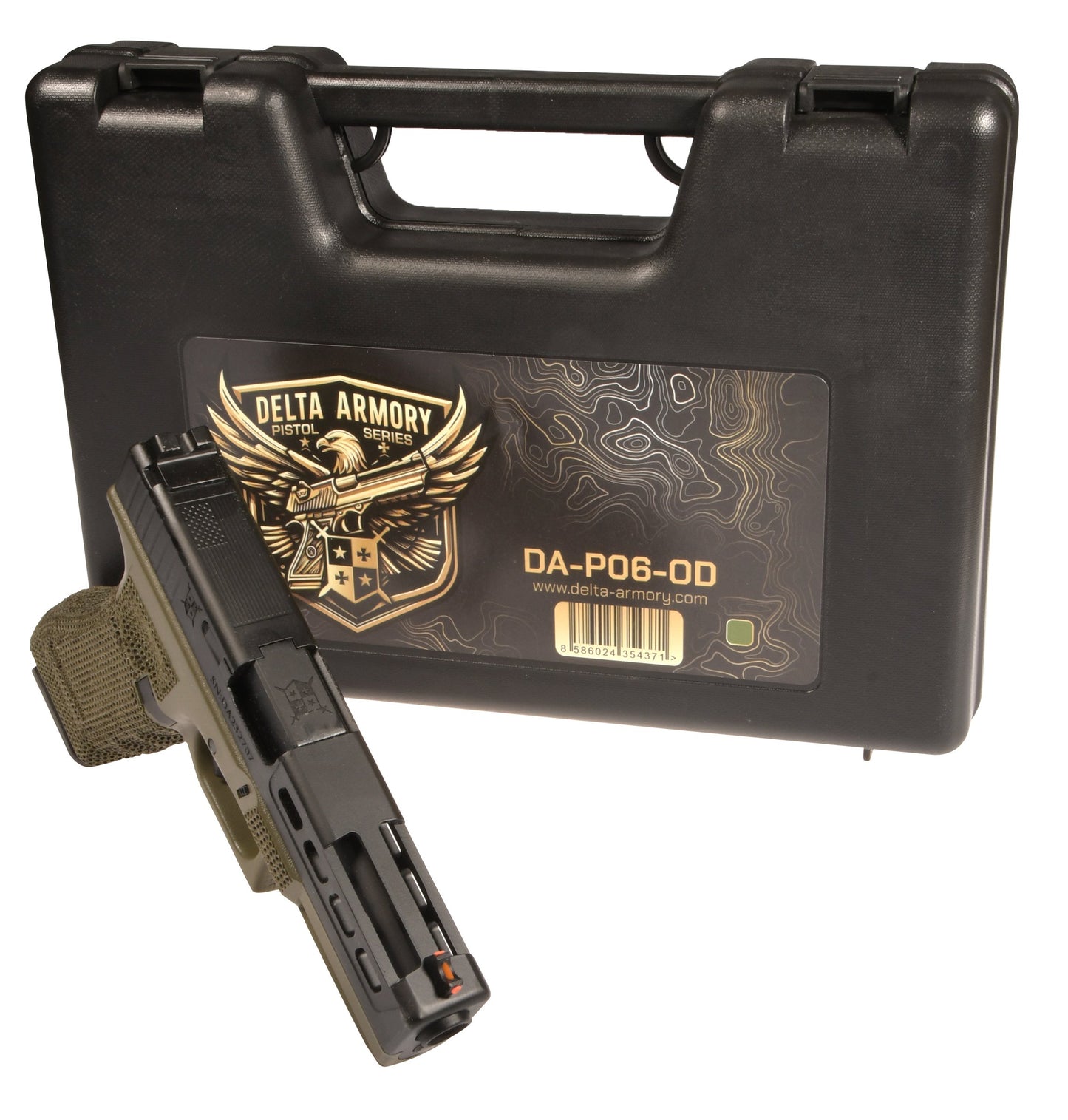 Delta Armory Airsoft Pistol P06 GBB Green Gas - Oliv