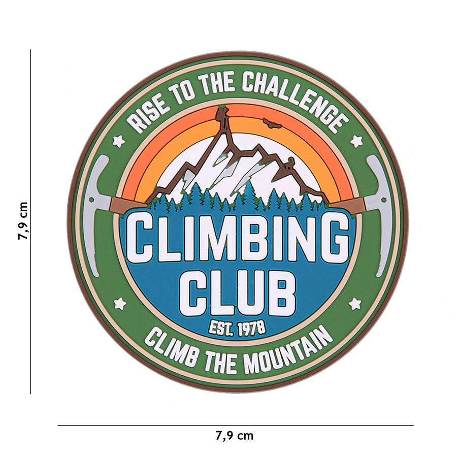 Patch 3D PVC Climbing Club