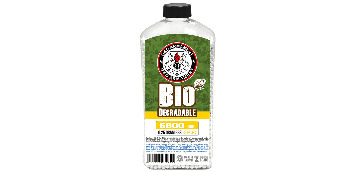 G&G 0.25g Bio Precision BBs 5600rds