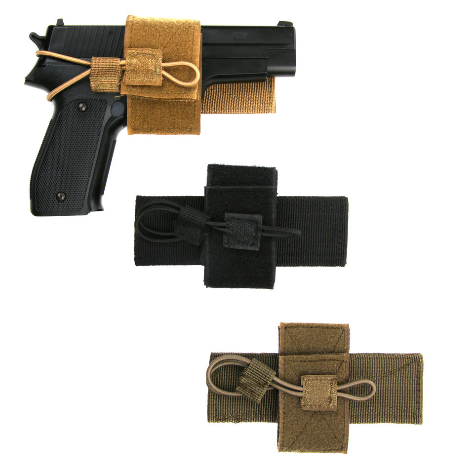 101 Inc. Universal Pistolenhalter mit Klettband - TAN