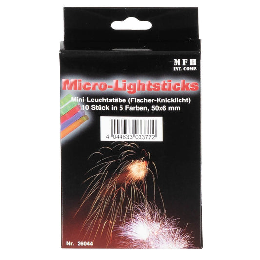 MFH Leuchtstab, Mini, (Fischer- Knicklicht), 10 Stk./Pack