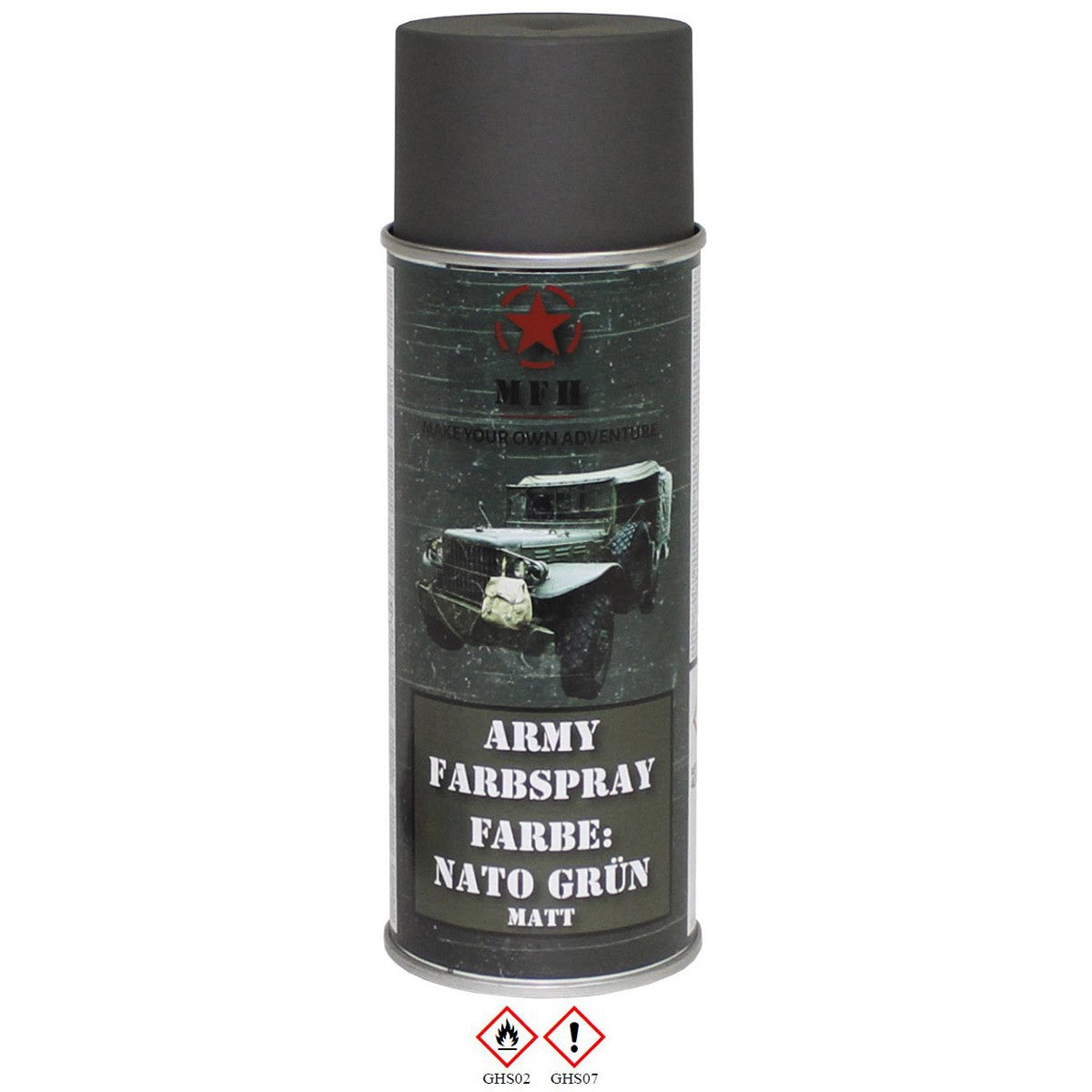 Army Farbspray, NATO GRÜN, matt, 400 ml