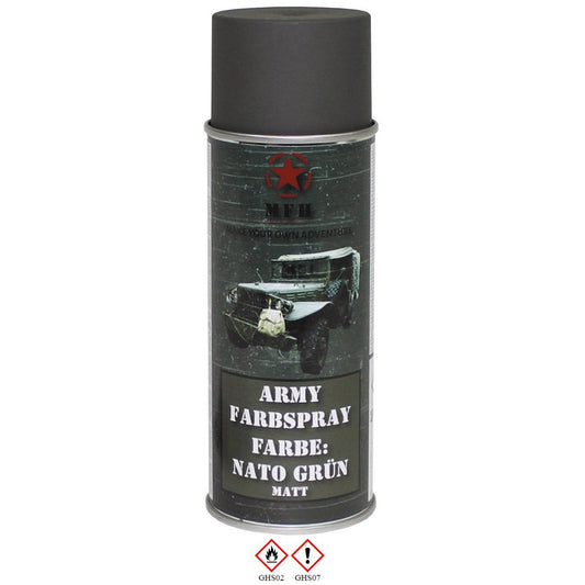 Army Farbspray, NATO GRÜN, matt, 400 ml