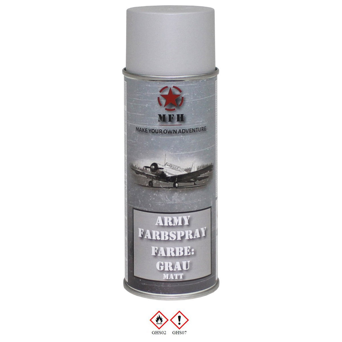 Army Farbspray, GRAU, matt, 400 ml