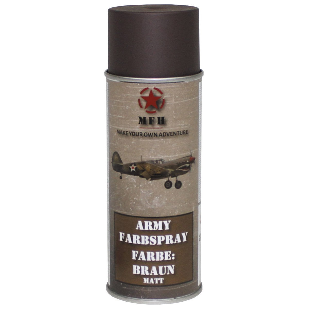Army Farbspray, BRAUN, matt, 400 ml