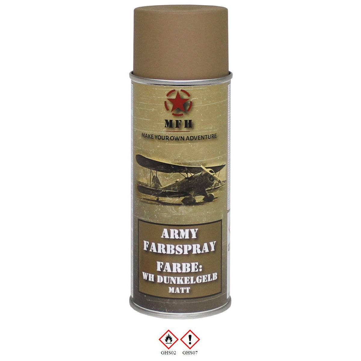 Army Farbspray, WH DUNKELGELB, matt, 400 ml