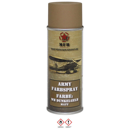 Army Farbspray, WH DUNKELGELB, matt, 400 ml