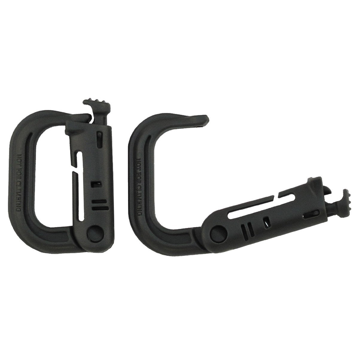 MFH Karabiner, Plastik, "MOLLE", oliv, 2er Pack