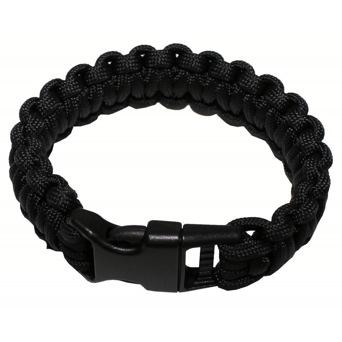 Armband, "Parachute Cord", schwarz , Breite ca. 2,3 cm