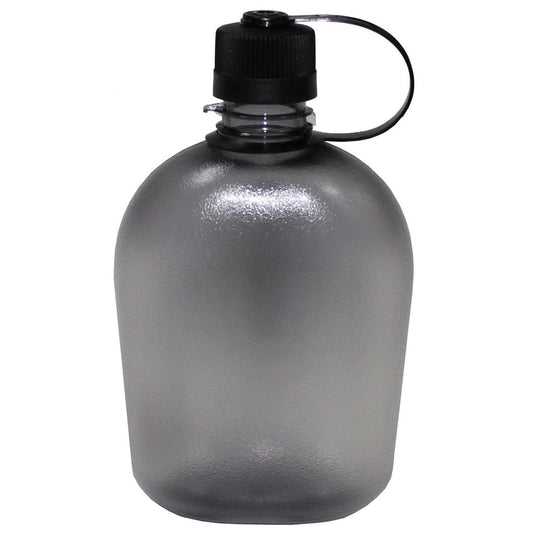 US Feldflasche, GEN II, 1 l, schwarz-transparent, BPA-frei