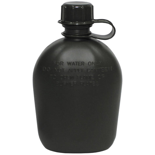 US Plastikfeldflasche, oliv, 1 l