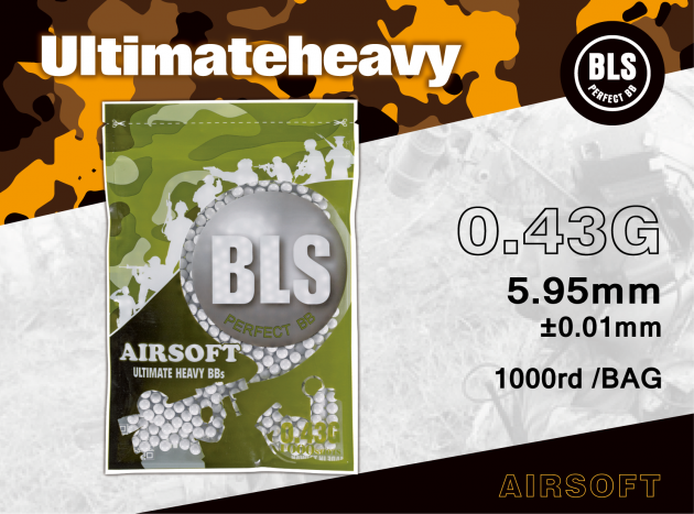 BLS BIO ULTIMATE HEAVY 0,43G 1000PCS - WHITE