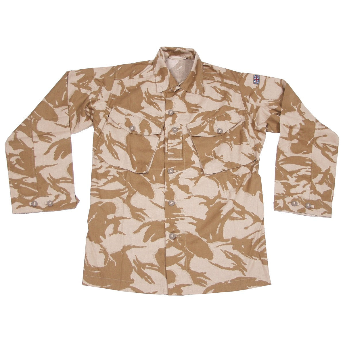 Brit. Feldbluse, Combat, "Tropical", DPM desert, gebr.