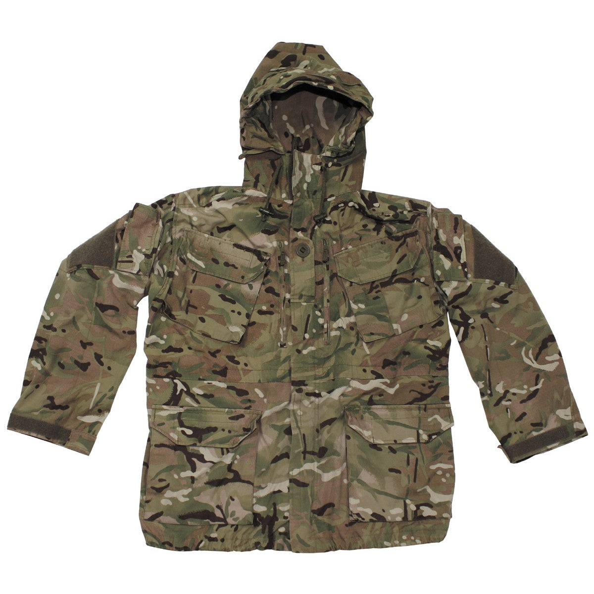 Brit. Kommandojacke "Smock", MTP tarn, winddicht, gebr.