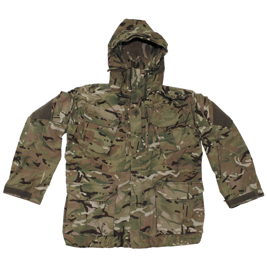 Brit. Kommandojacke "Smock", MTP tarn, winddicht, gebr.