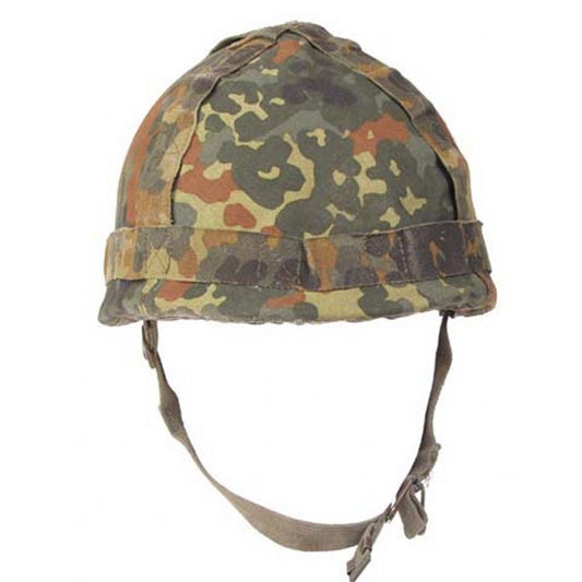 BW Stahlhelmbezug, flecktarn, gebraucht