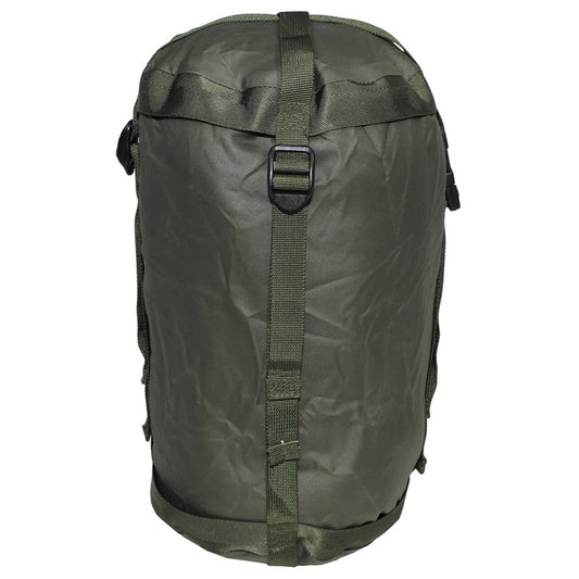 Brit. Kompressionssack, oliv, für Schlafsack, groß, gebr.