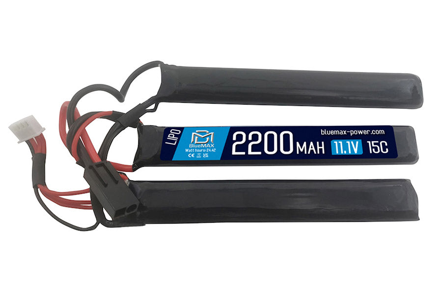 BlueMAX AEG Battery 11.1v 2200mAh 15C Triple Type