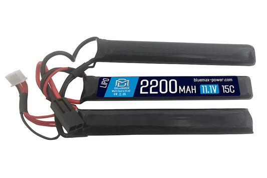 BlueMAX AEG Battery 11.1v 2200mAh 15C Triple Type