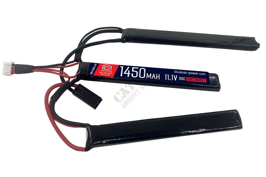 BlueMAX LiPo-Akku 11,1 V 1450 mAh 30C – Split, Mini-Tamiya