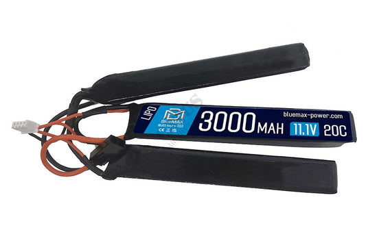 BlueMAX LiPo-Akku 11,1 V 3000 mAh – Split, Mini-Tamiya