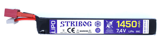 Delta Armory STRIBOG LiPo-Akku 7,4 V 1450 mAh 30C – T-Stecker, kurzes Kabel