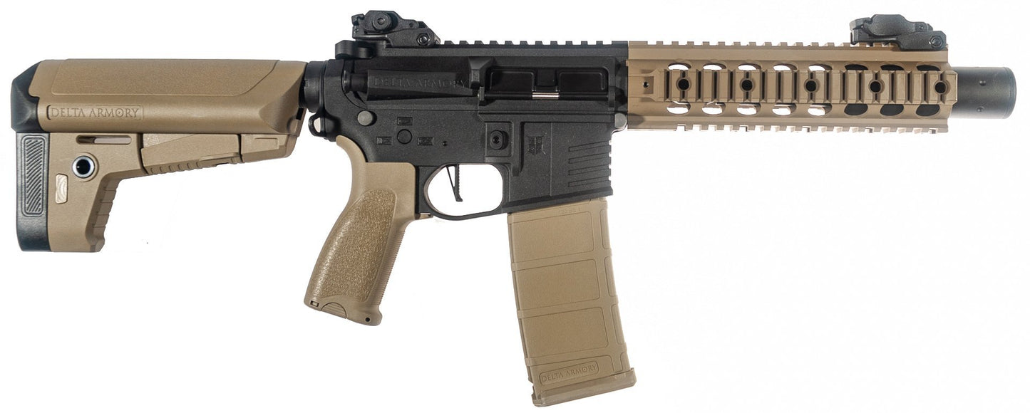 Delta Armory AR15 SilentOps 8” BRAVO Half Tan