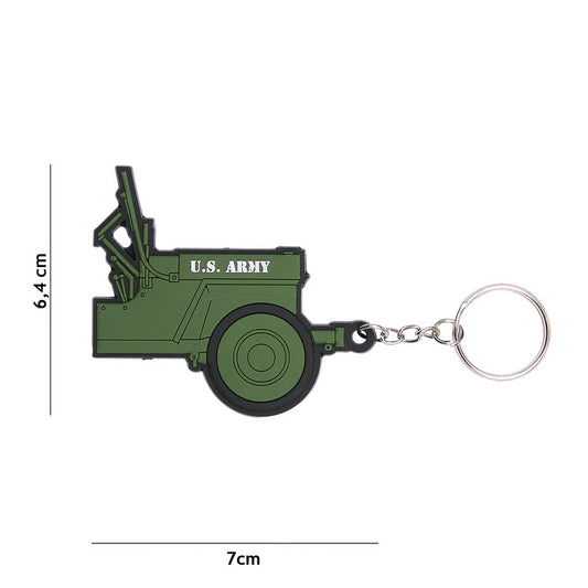 Keychain 3D PVC Jeep U.S. Army