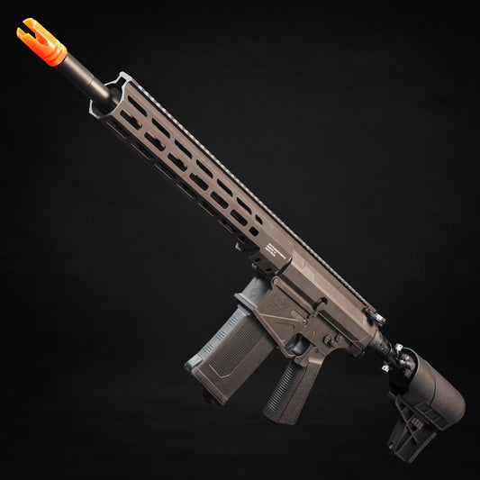 Wolverine Airsoft MTW-308 Unleashed with INFERNO Engine, UNLEASHED Stock, Battery Grip
