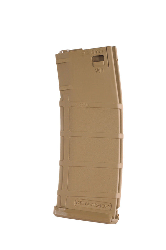 Delta Armory Magazine DMAG M4/AR15 Mid-cap 120 BBs Tan