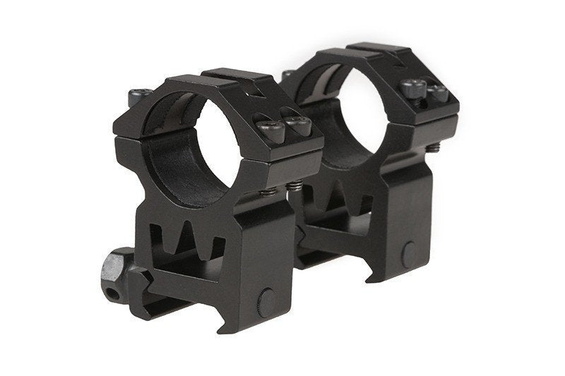 Delta Armory Mount rings 25mm high Black