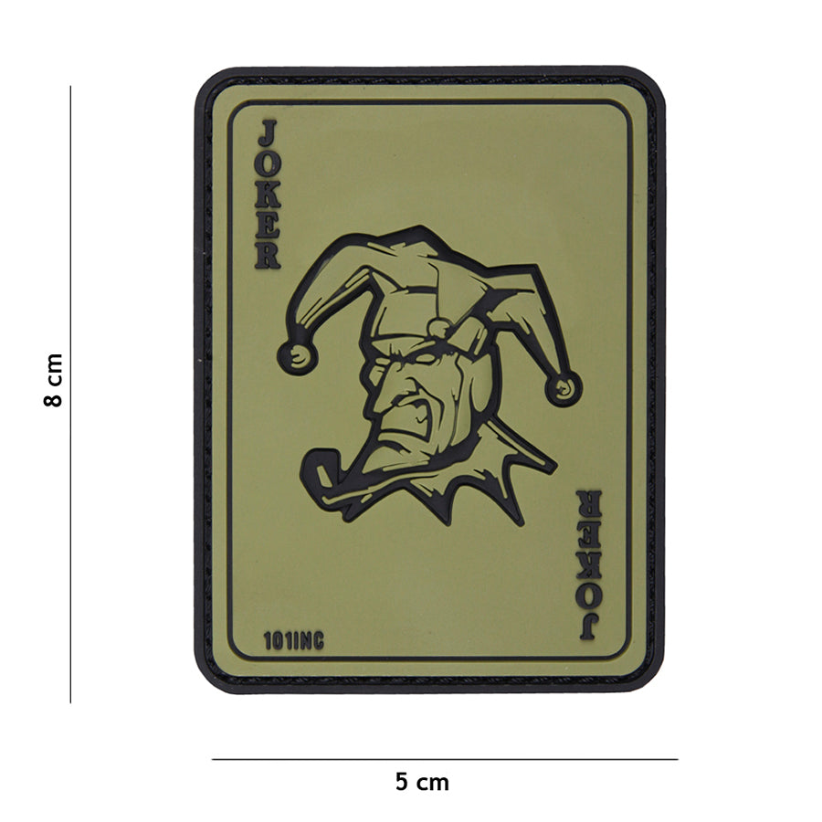 Patch 3D PVC Joker green
