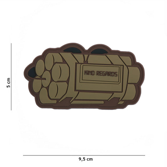 Patch 3D PVC Kind regards coyote