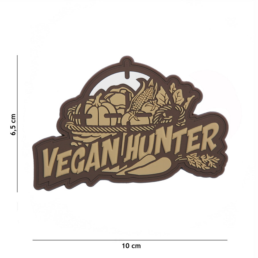 Patch 3D PVC Vegan Hunter coyote