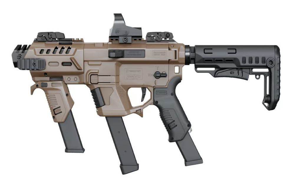 Recover Tactical AR-Style Platform for Glock, PIX + MG9 + SR20 (stock+tube), black