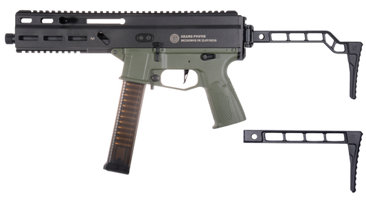 Delta Armory STRIBOG SP10A3 Charlie AEG mit Minimalist Stock – Black-Olive