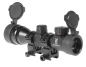Preview: Delta Armory Airsoft rifle scope 4X32AOEG with backlight - Black