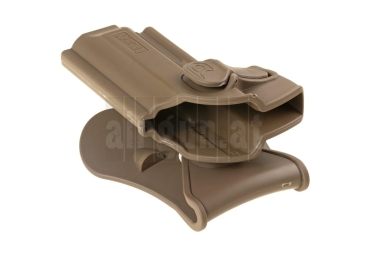 Preview: Amomax Paddle Holster für WE / KJW / KWA / TM M9 - Dark Earth