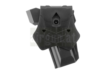 Preview: Amomax Paddle Holster for WE / KJW / KWA / TM M9 - Red Dot Compatible - Black