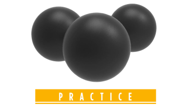 Preview: T4E Practice RUB 50 .50, 1,23 g, schwarz, 500 St., Behälter