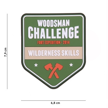 Patch 3D PVC Woodsman Challenge