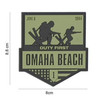 Patch 3D PVC Omaha Beach