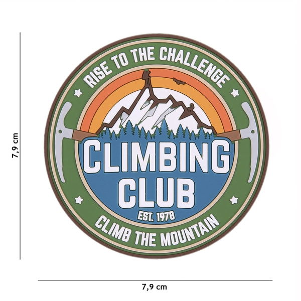 Patch 3D PVC Climbing Club