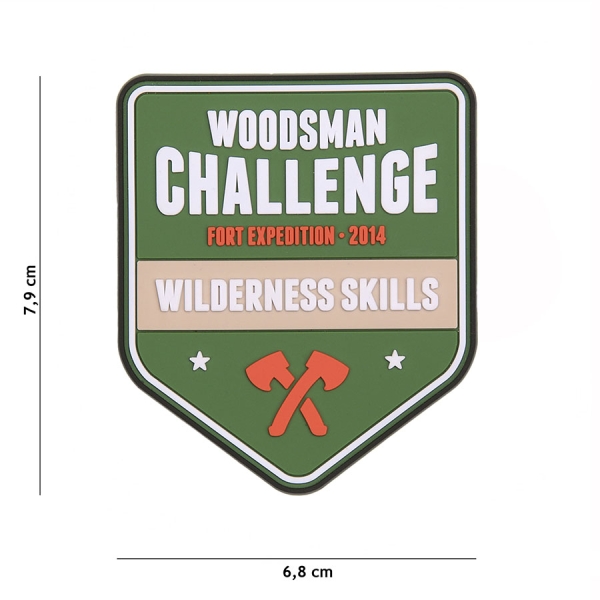 Patch 3D PVC Woodsman Challenge